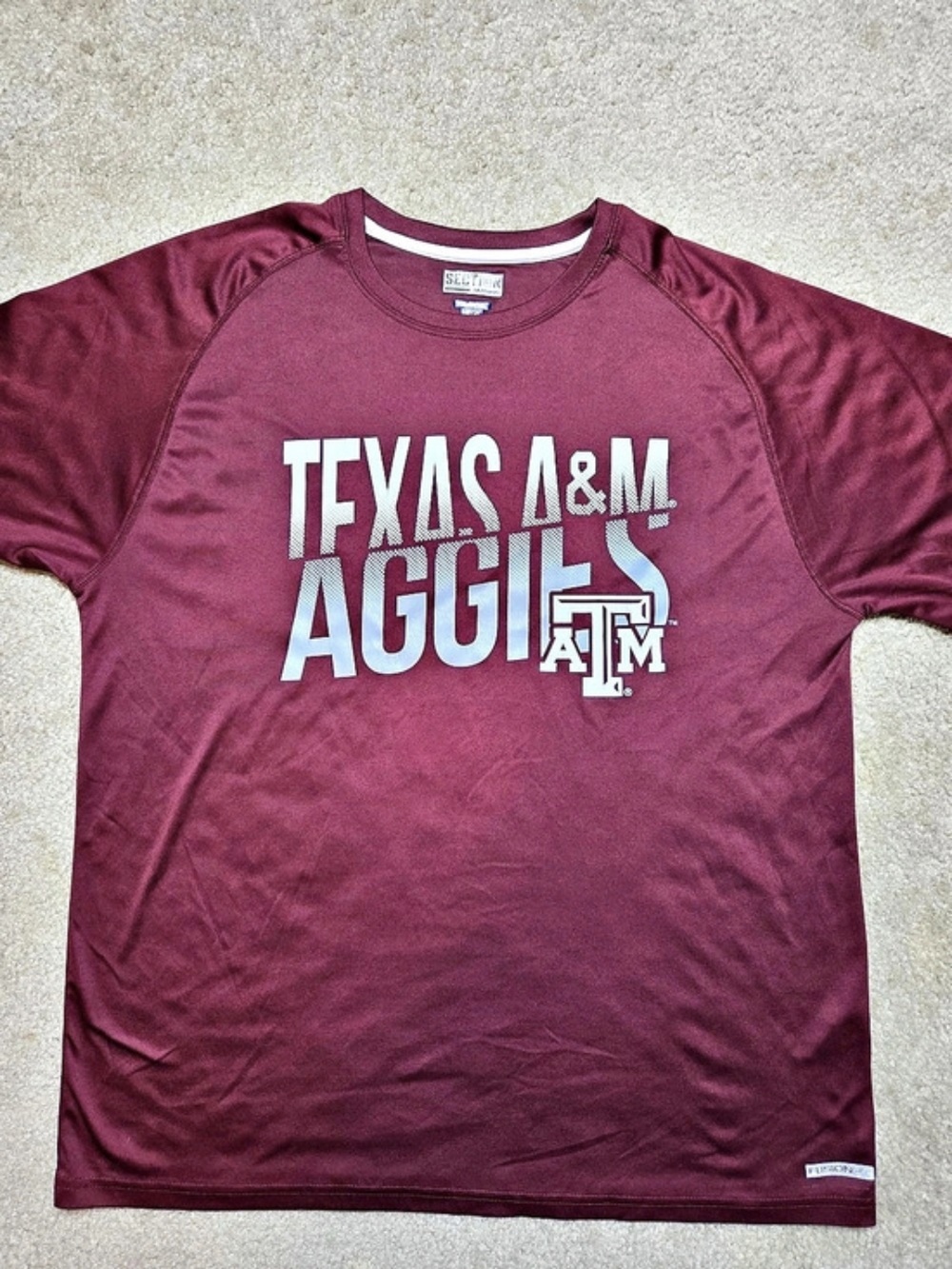 Majestic Section 101 Texas A&M Aggies Performance Shirt XL Game Day